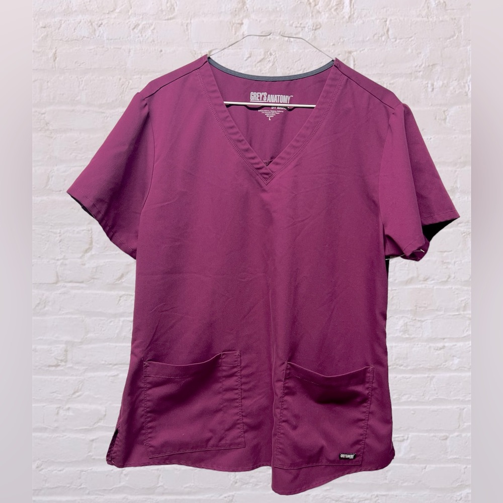 Grey’s Anatomy by bronco purple medical scrub large